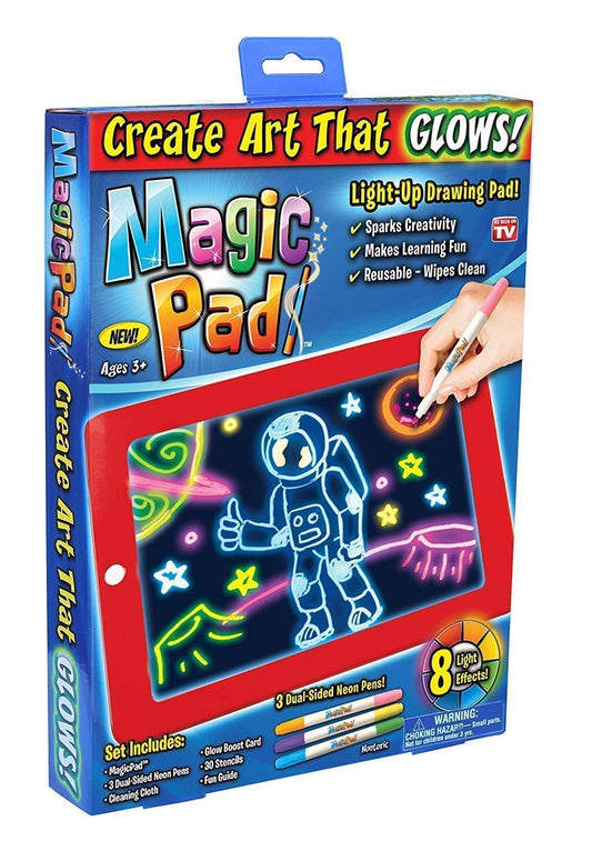 Light Up LED Magic Sketch Pad - bazaarOwl