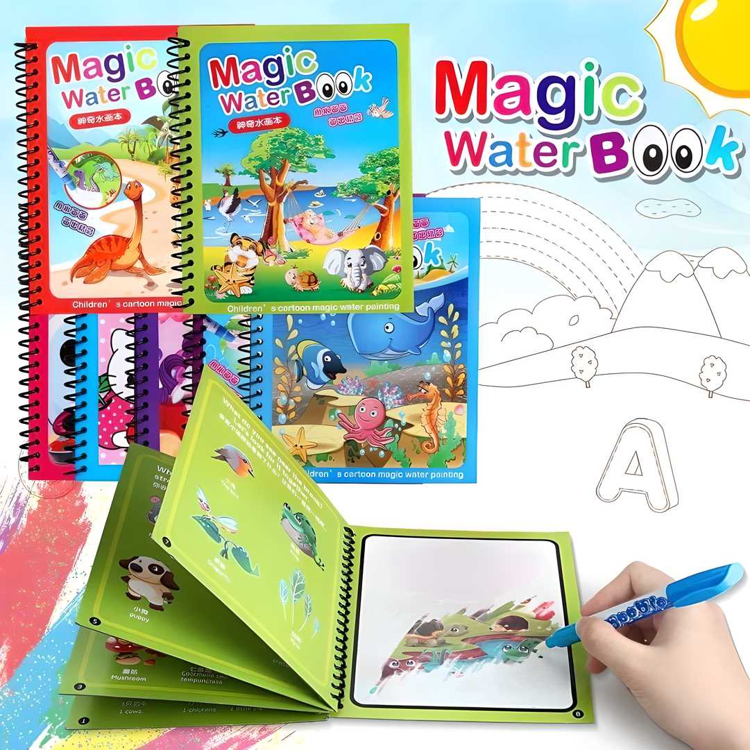 Reusable Magic Water Quick Dry Book - bazaarOwl