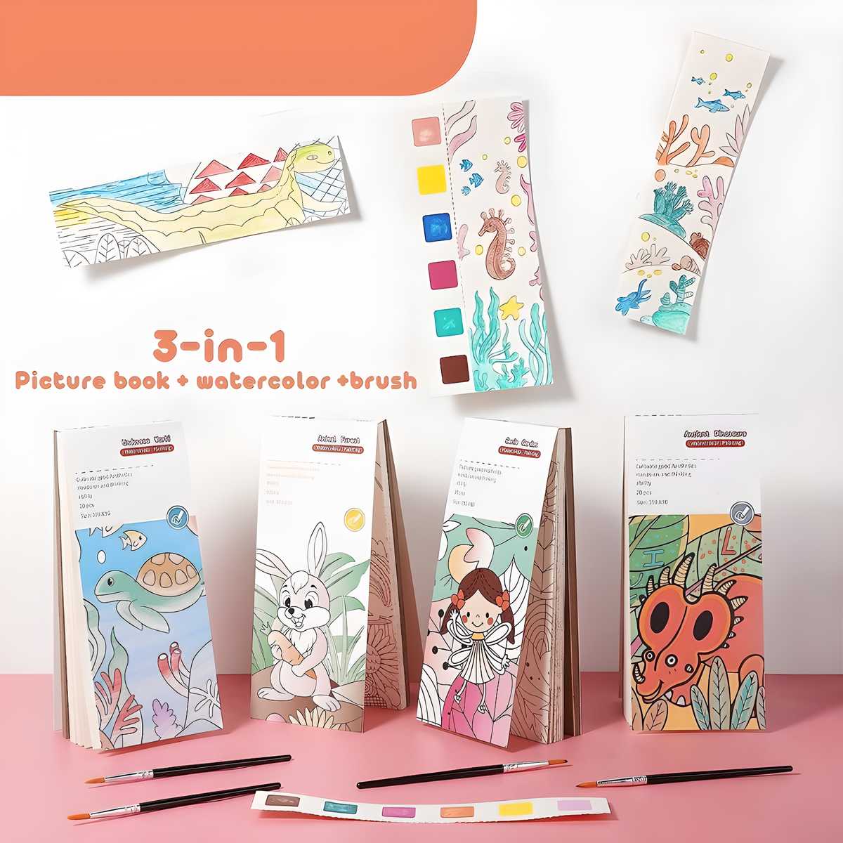 Pocket Watercolour Painting Book - bazaarOwl