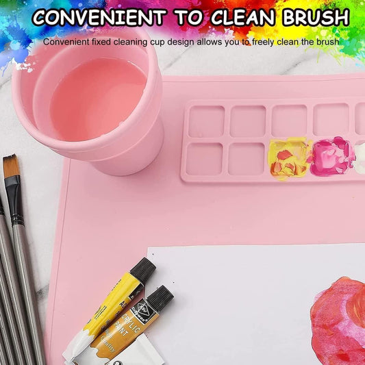 Silicone Craft Mat for Painting Play Doh and Clay for Kids - bazaarOwl