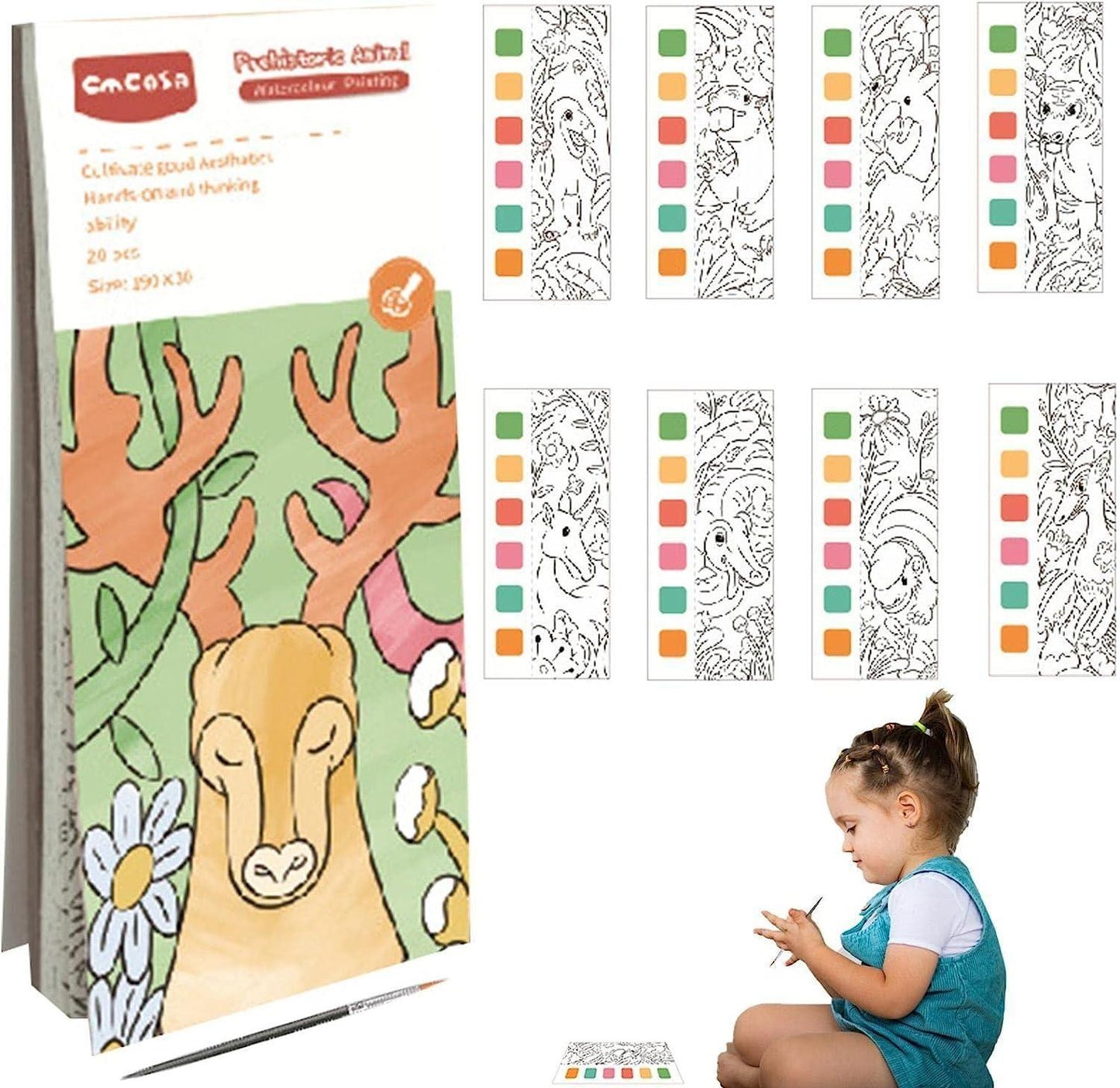Pocket Watercolour Painting Book - bazaarOwl