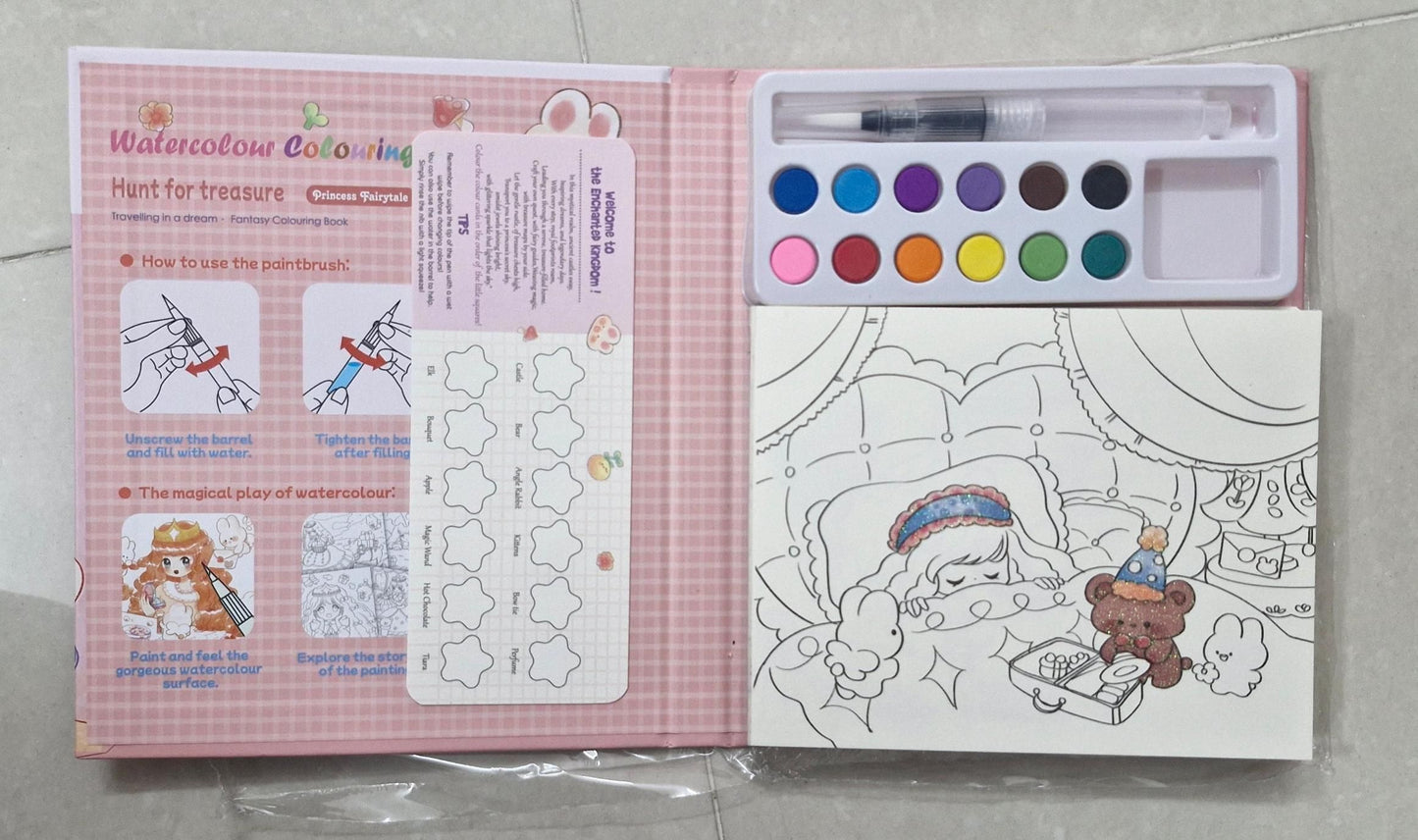 Cartoon Art Coloring Painting Set for Kid's - bazaarOwl