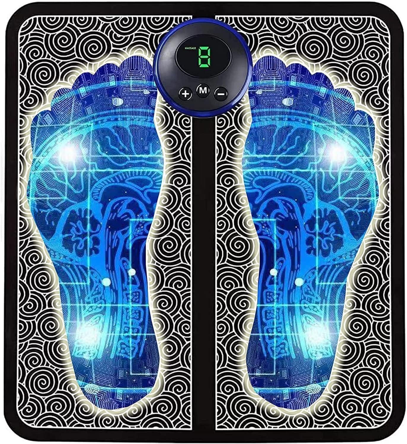 Vibrating Bubble Electric Ems Foot Massager Pad - bazaarOwl