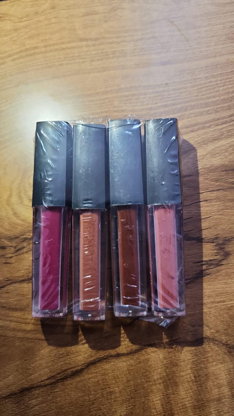 Nude Red Edition Different Shades Liquid Lipstick Set of 4 (16ml) - bazaarOwl