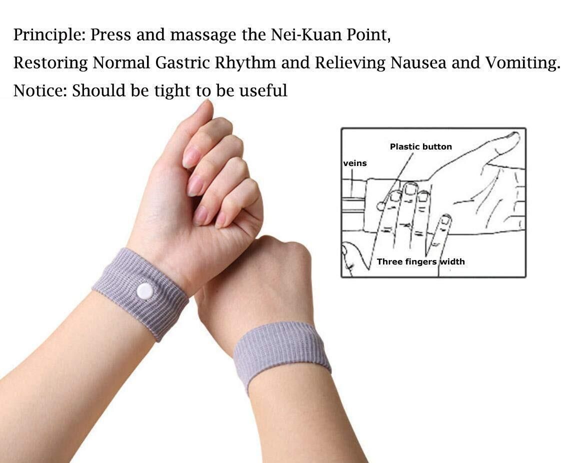 Motion Sickness Relief Wristbands Pair of 2 - bazaarOwl