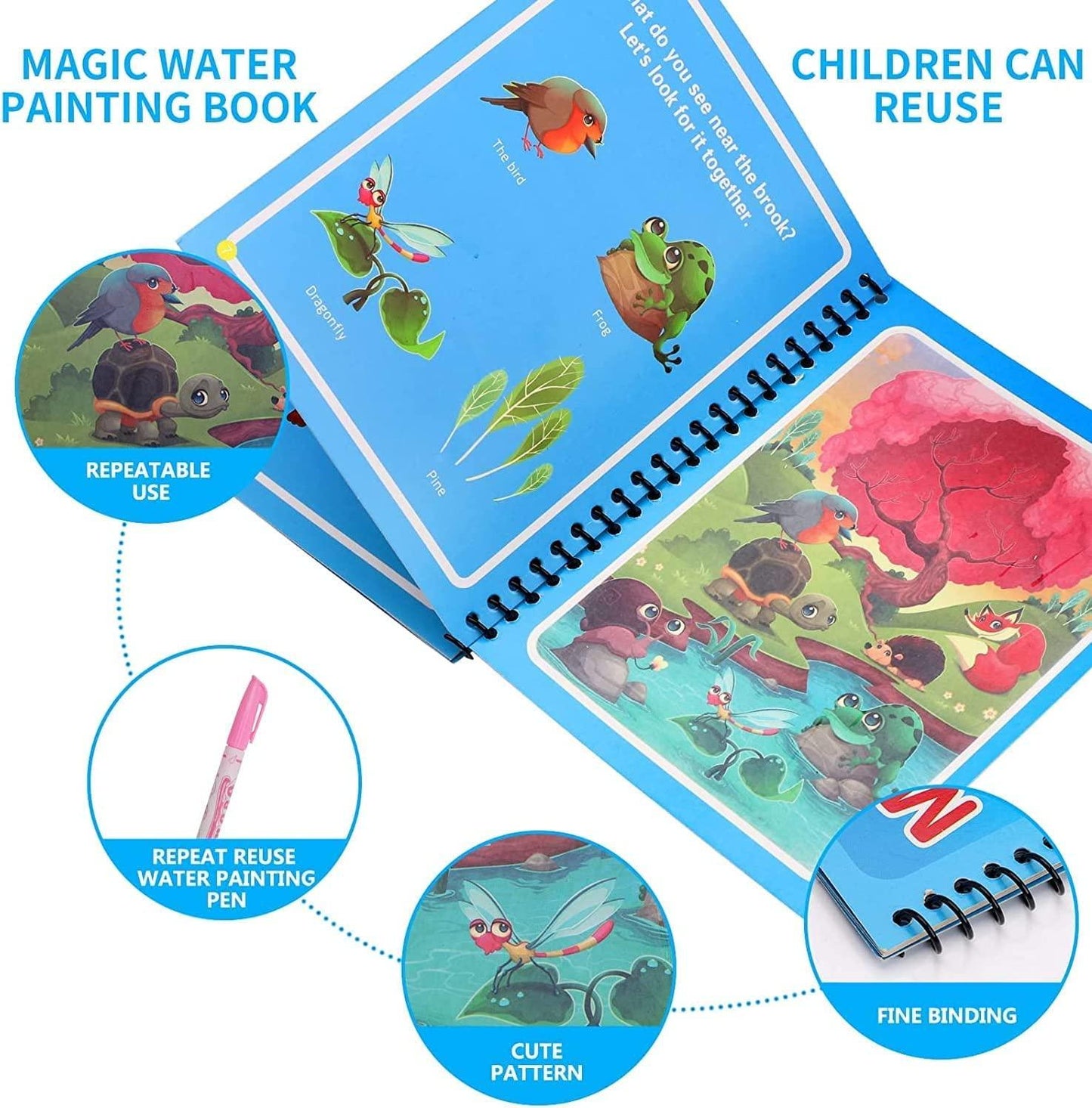 Reusable Magic Water Quick Dry Book - bazaarOwl