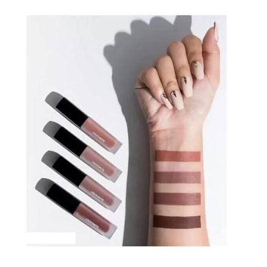 Nude Red Edition Different Shades Liquid Lipstick Set of 4 (16ml) - bazaarOwl