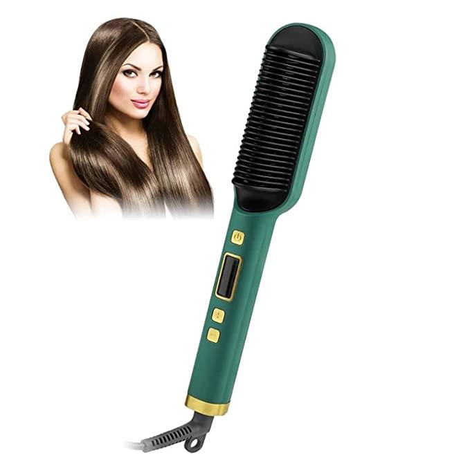 Professional Electric Hair Straightener Comb Brush - bazaarOwl