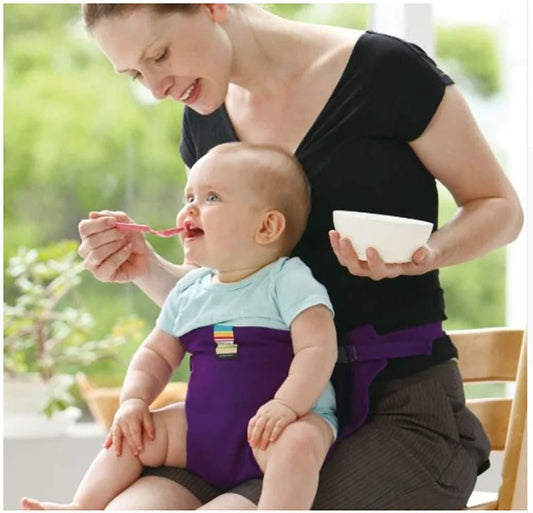 Seat for High Chair Baby Feeding Safety Seat with Strap - bazaarOwl