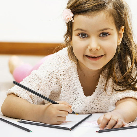 12 Pieces Rainbow Pencils - bazaarOwl