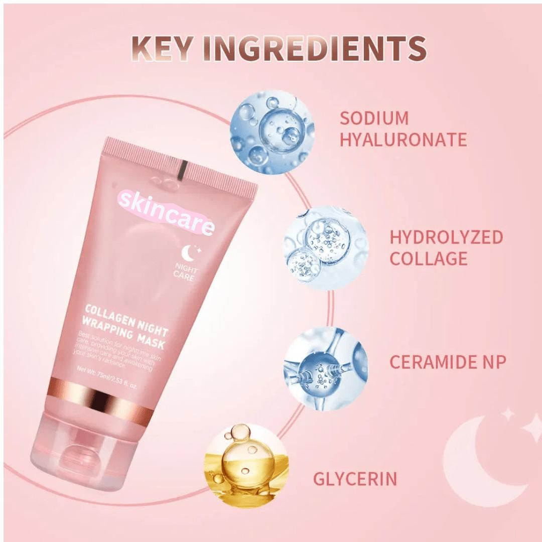 Collagen Night Wrapping Peel Off Mask� - bazaarOwl