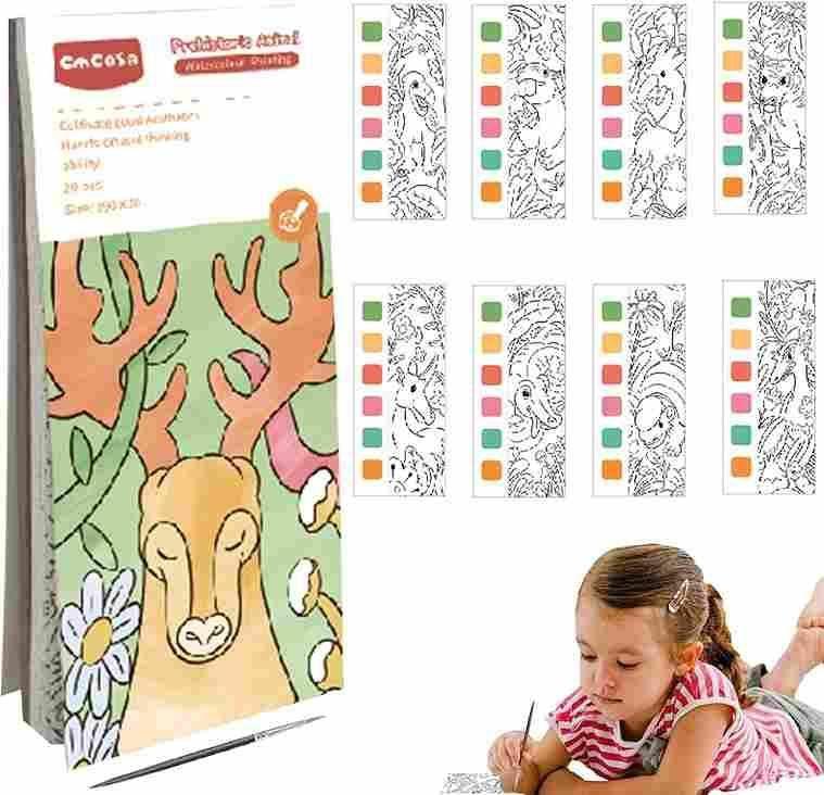 Pocket Watercolour Painting Book - bazaarOwl