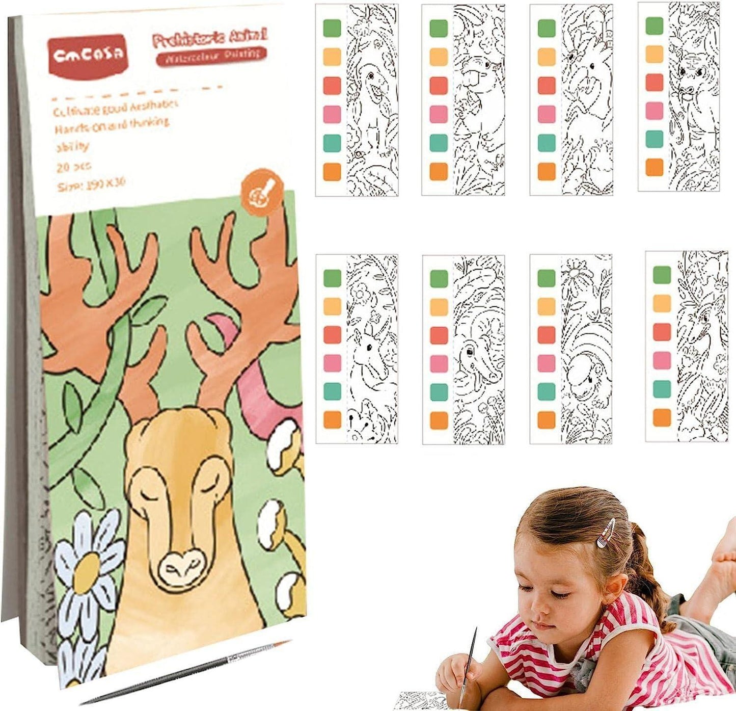 Pocket Watercolour Painting Book - bazaarOwl