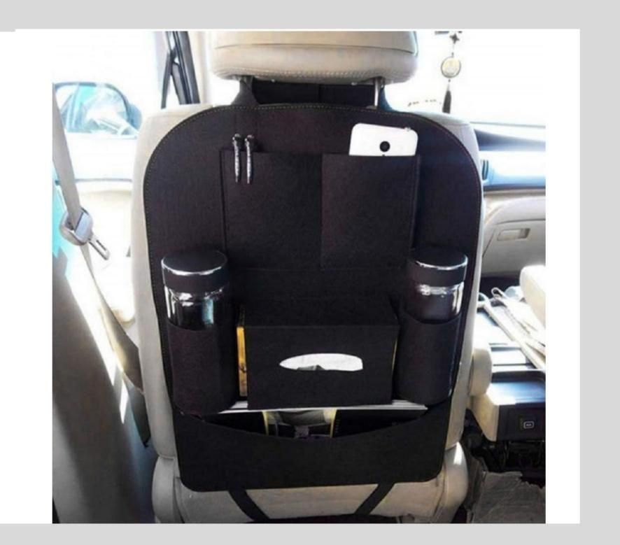 Car Back Seat Storage Organizer PACK of 2 - bazaarOwl
