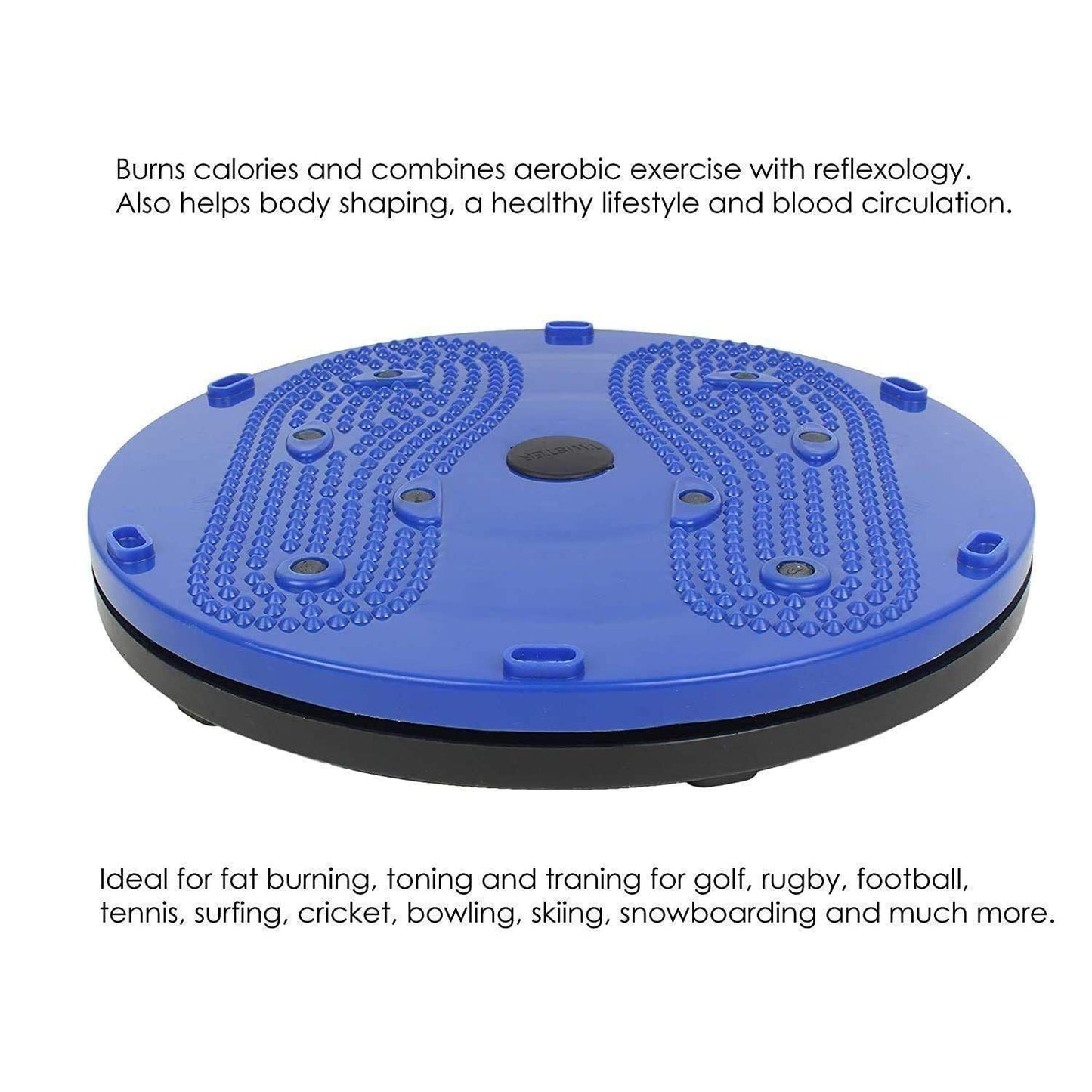 Tummy Twister Abdominal ABS Exerciser | Magnetic Rotating Waist Twister for Home Workout & Weight Loss - bazaarOwl