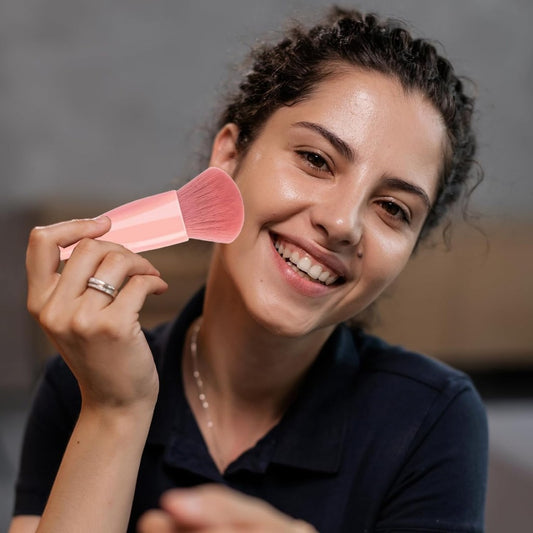 Makeup Brush Set With Mirror Case - bazaarOwl