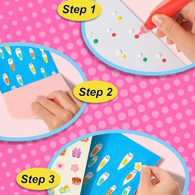 Rainbow Dot Painting Art Kits - bazaarOwl
