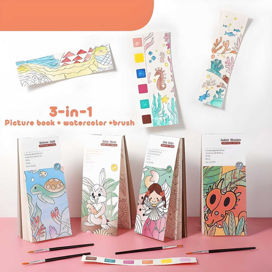 Pocket Watercolour Painting Book - bazaarOwl