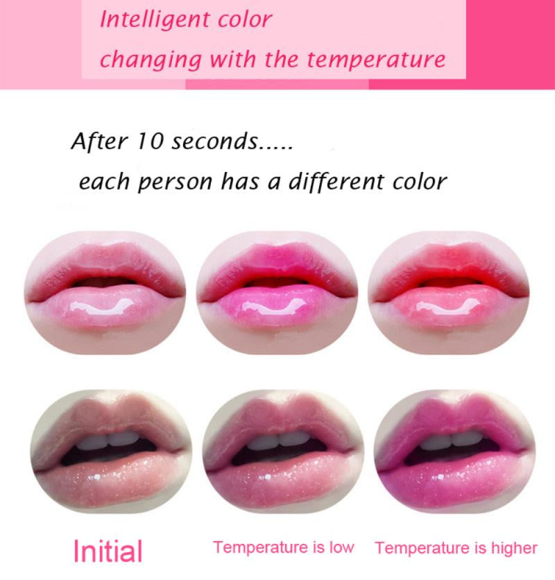 Waterproof Flower Lipstick Jelly Flower Transparent Color Changing Lipstick Flower Jelly High-Glossy Lipstick (Pack Of 2)