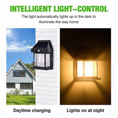Solar Light Outdoor Wall Light - bazaarOwl