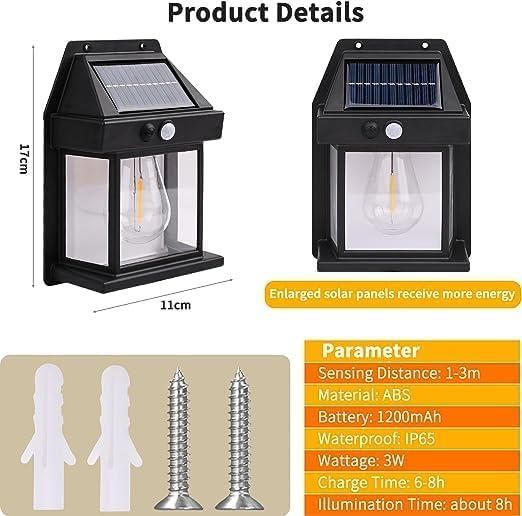 Solar Light Outdoor Wall Light - bazaarOwl