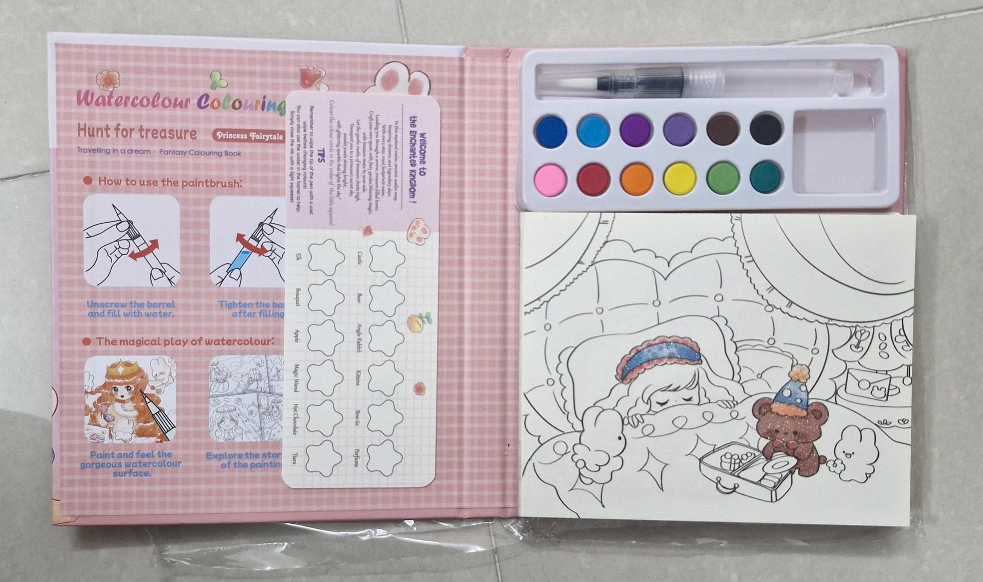 Cartoon Art Coloring Painting Set for Kid's - bazaarOwl