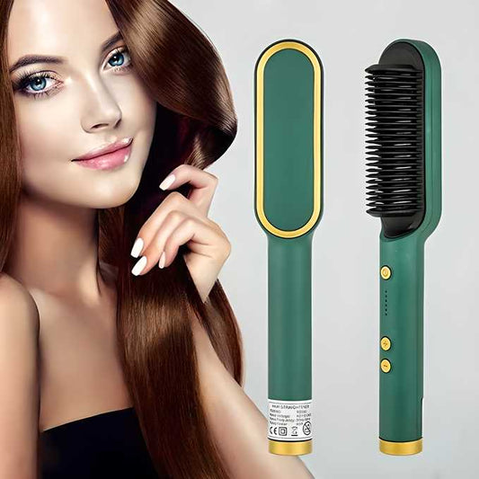 Professional Electric Hair Straightener Comb Brush - bazaarOwl
