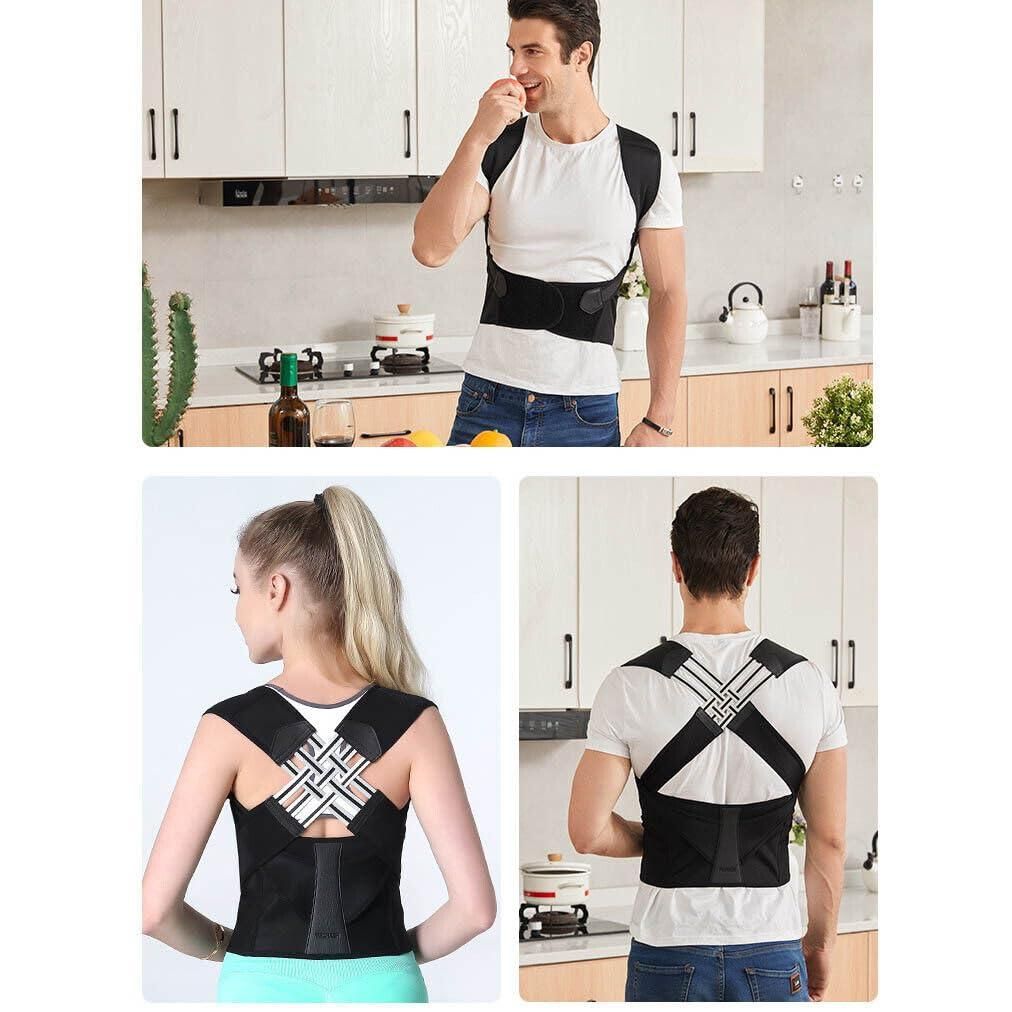 Adjustable Back Posture Corrector Belt for Men & Women | Slouching & Back Pain Relief Brace - bazaarOwl