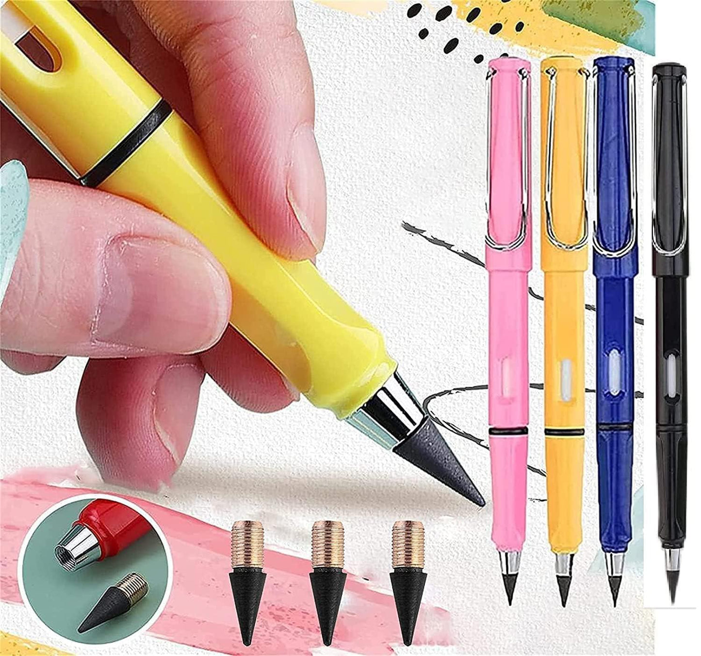 Reusable and Erasable Metal Writing Pens - bazaarOwl