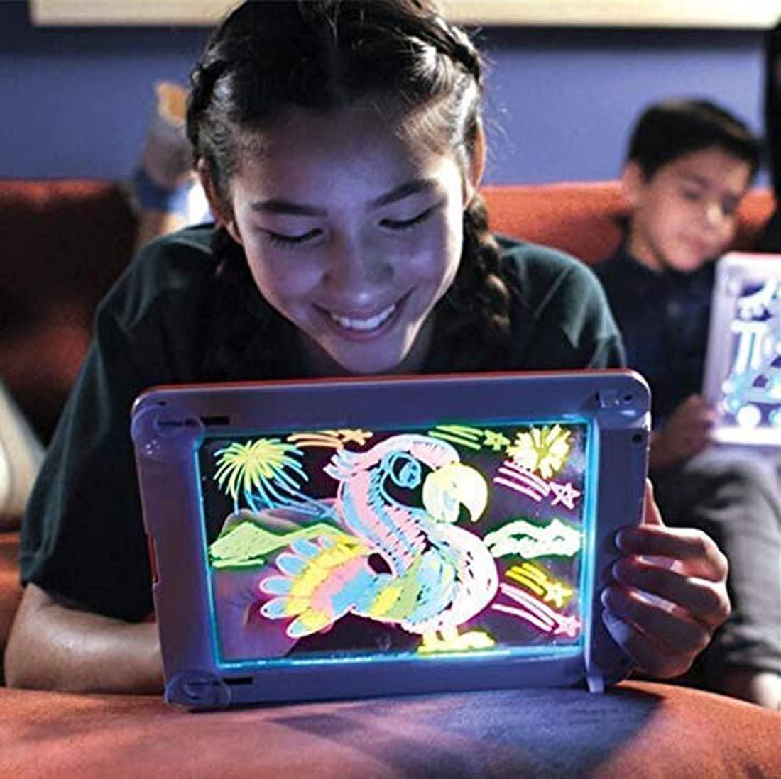 Light Up LED Magic Sketch Pad - bazaarOwl