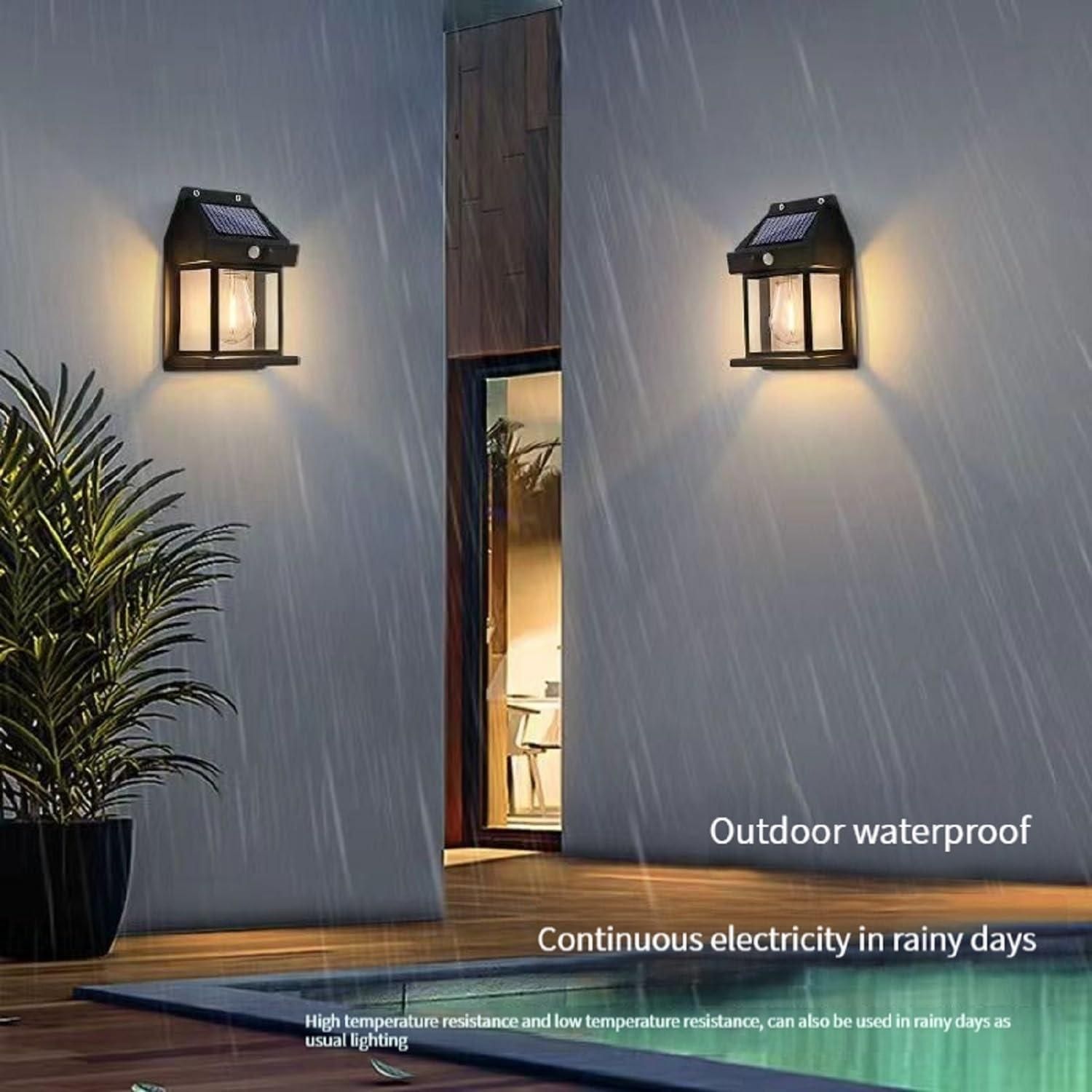 Solar Light Outdoor Wall Light - bazaarOwl