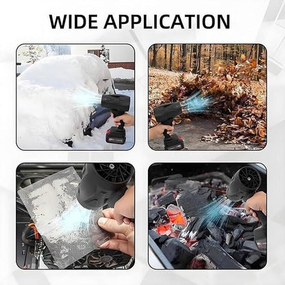 Cordless Turbo Jet Blower | Powerful Electric Handheld Air Blower for Dust Cleaning, Car Washing & Snow Removal - bazaarOwl