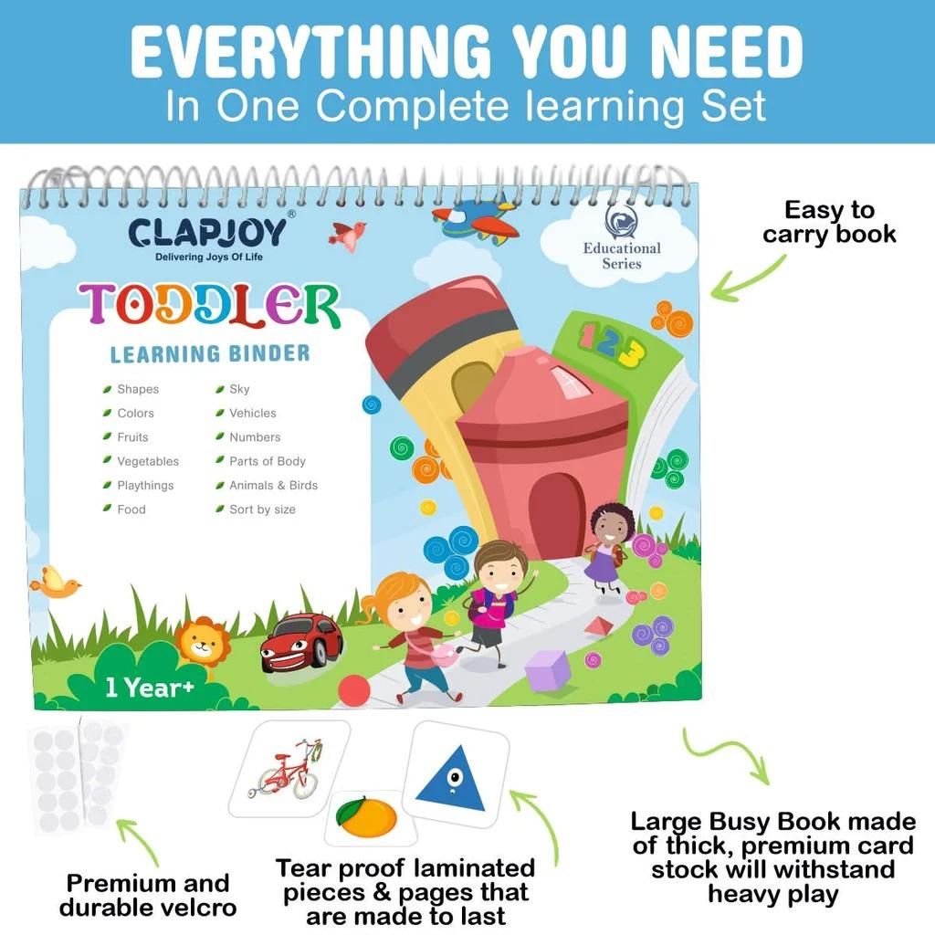 Toddler Learning Binder - bazaarOwl