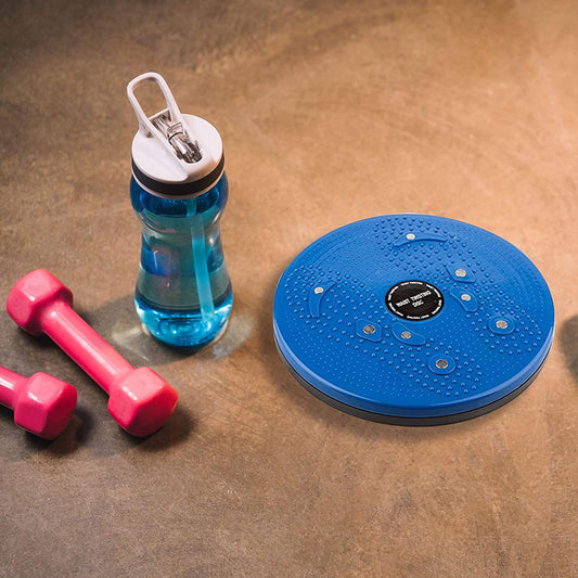 Tummy Twister Abdominal ABS Exerciser | Magnetic Rotating Waist Twister for Home Workout &amp; Weight Loss - bazaarOwl