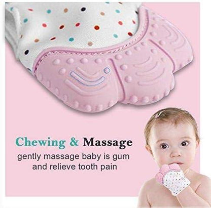 Silicone Self Soothing Teether Gloves Toy for Babies - bazaarOwl