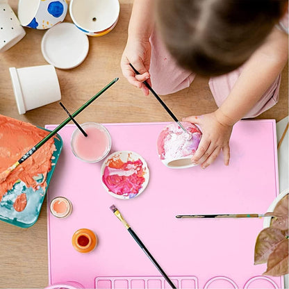 Silicone Craft Mat for Painting Play Doh and Clay for Kids - bazaarOwl