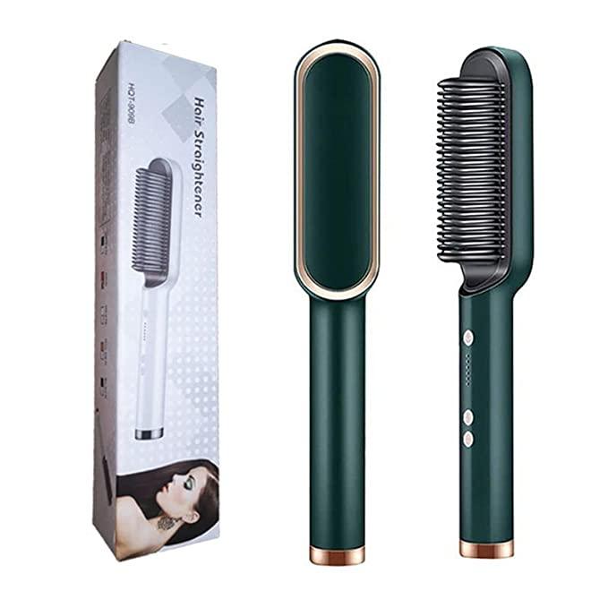 Professional Electric Hair Straightener Comb Brush - bazaarOwl