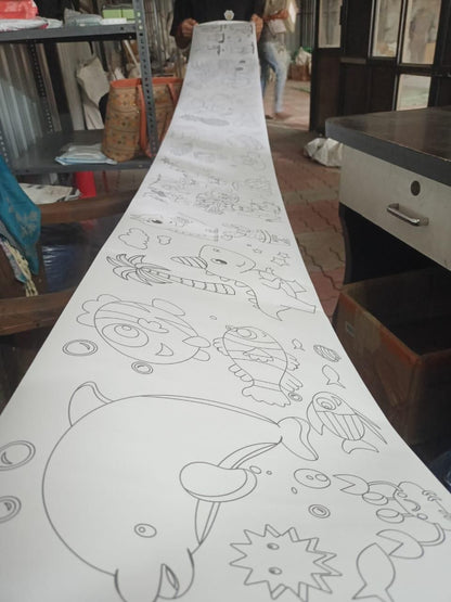 DIY Painting Drawing Paper Roll - – Unleash Your Creativity Anytime, Anywhere! 🎨🖌️ - bazaarOwl