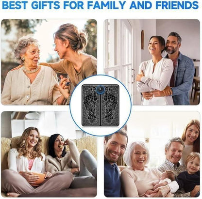Vibrating Bubble Electric Ems Foot Massager Pad - bazaarOwl