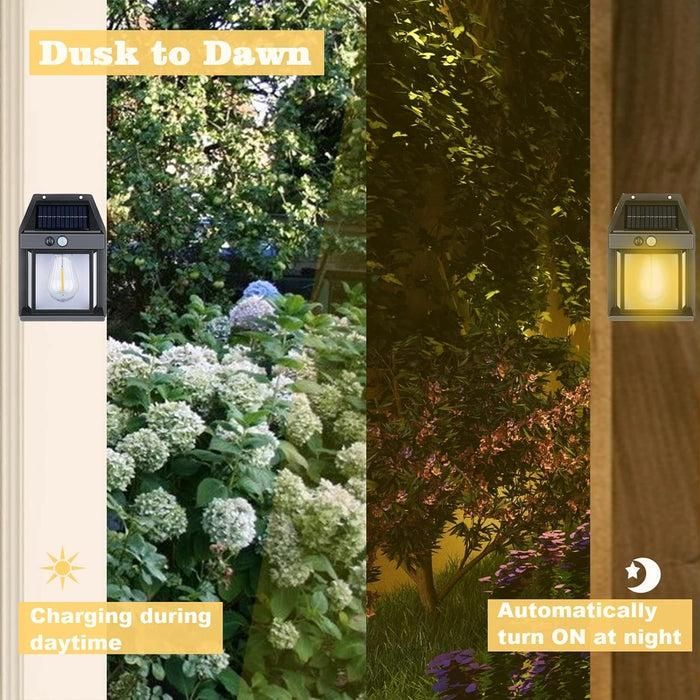 Solar Light Outdoor Wall Light - bazaarOwl