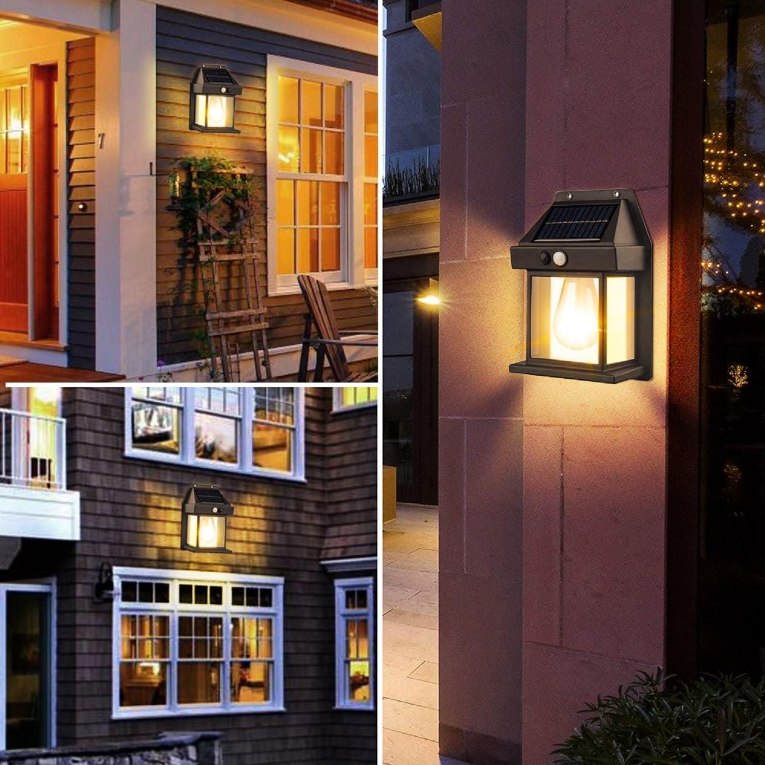 Solar Light Outdoor Wall Light - bazaarOwl