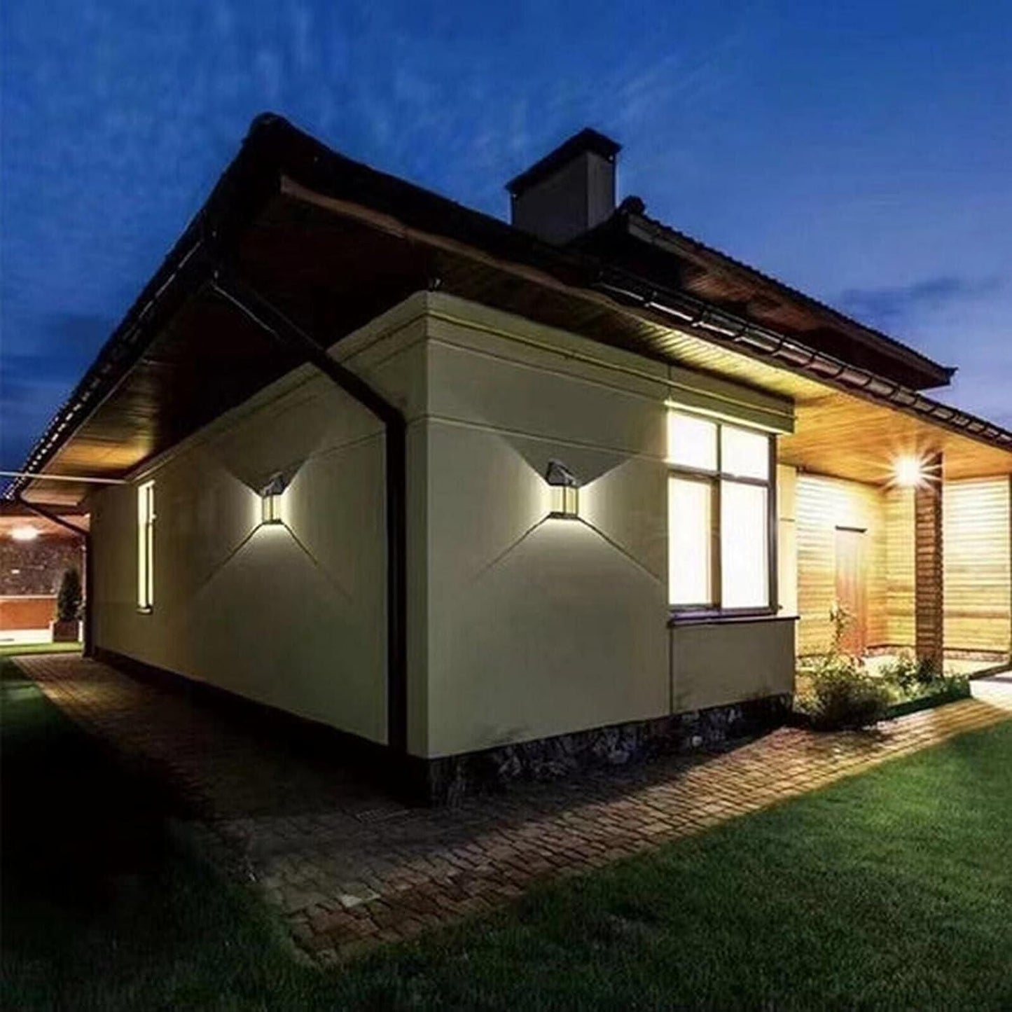 Solar Light Outdoor Wall Light - bazaarOwl