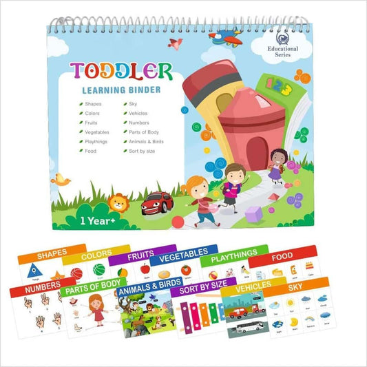 Toddler Learning Binder - bazaarOwl