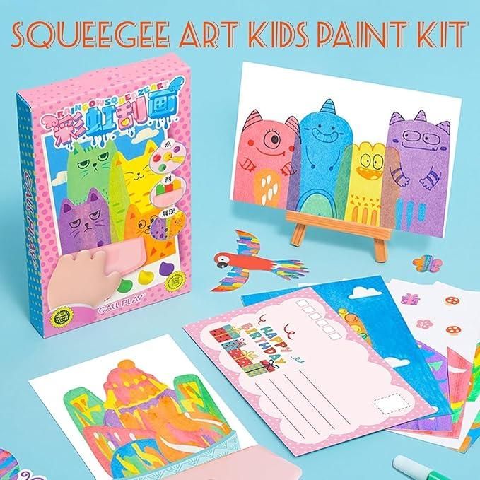 Rainbow Dot Painting Art Kits - bazaarOwl