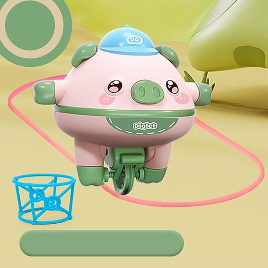 Tightrope Walking Tumbler Pig Walking Tightrope for Children - bazaarOwl