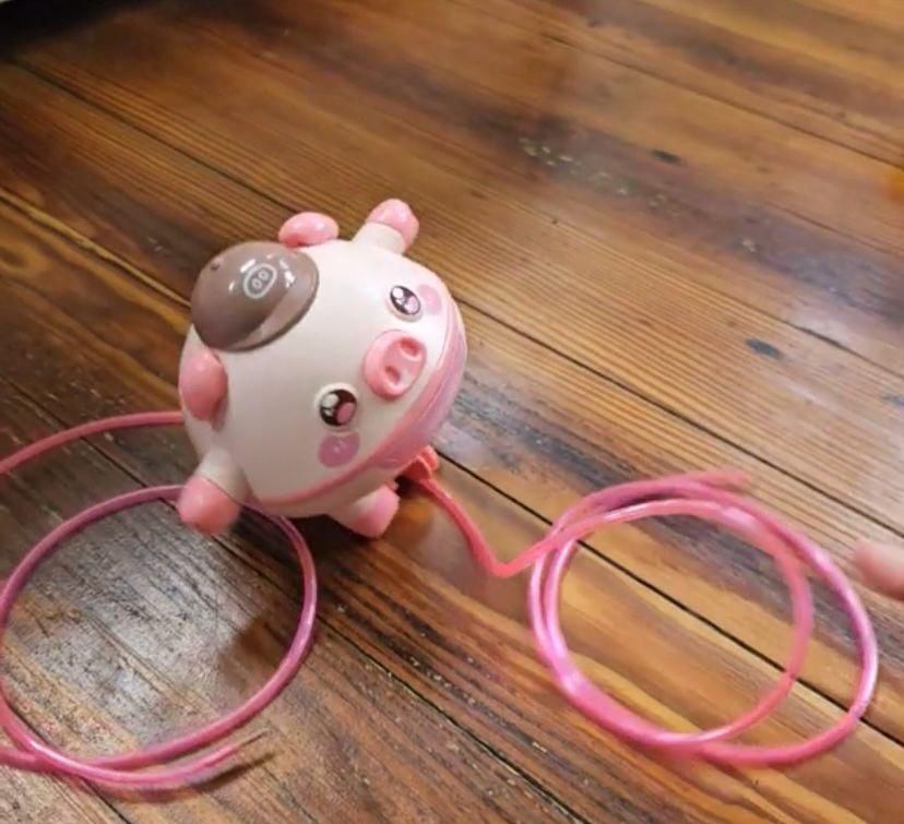 Tightrope Walking Tumbler Pig Walking Tightrope for Children - bazaarOwl