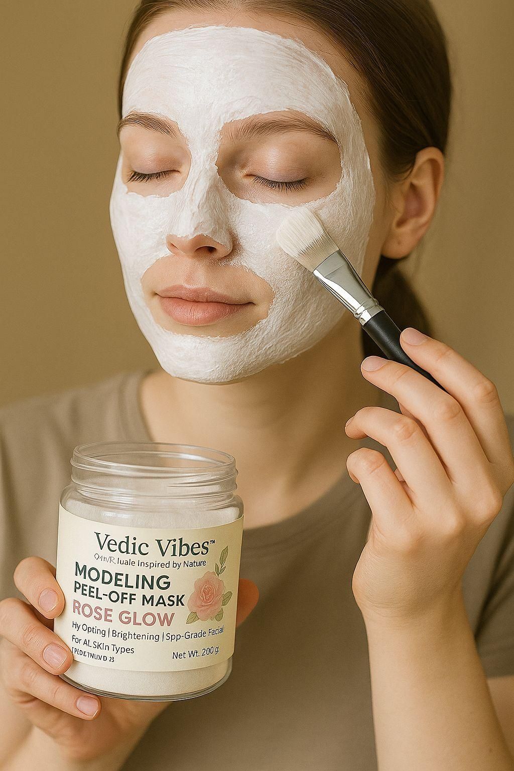 Modelling Peel Off Mask – 200gm | Deep Cleansing & Skin Brightening Face Mask for Women - bazaarOwl
