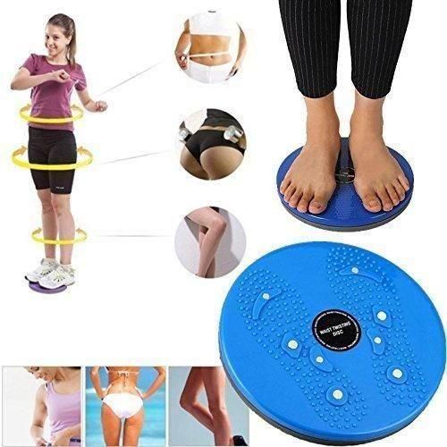 Tummy Twister Abdominal ABS Exerciser | Magnetic Rotating Waist Twister for Home Workout &amp; Weight Loss - bazaarOwl