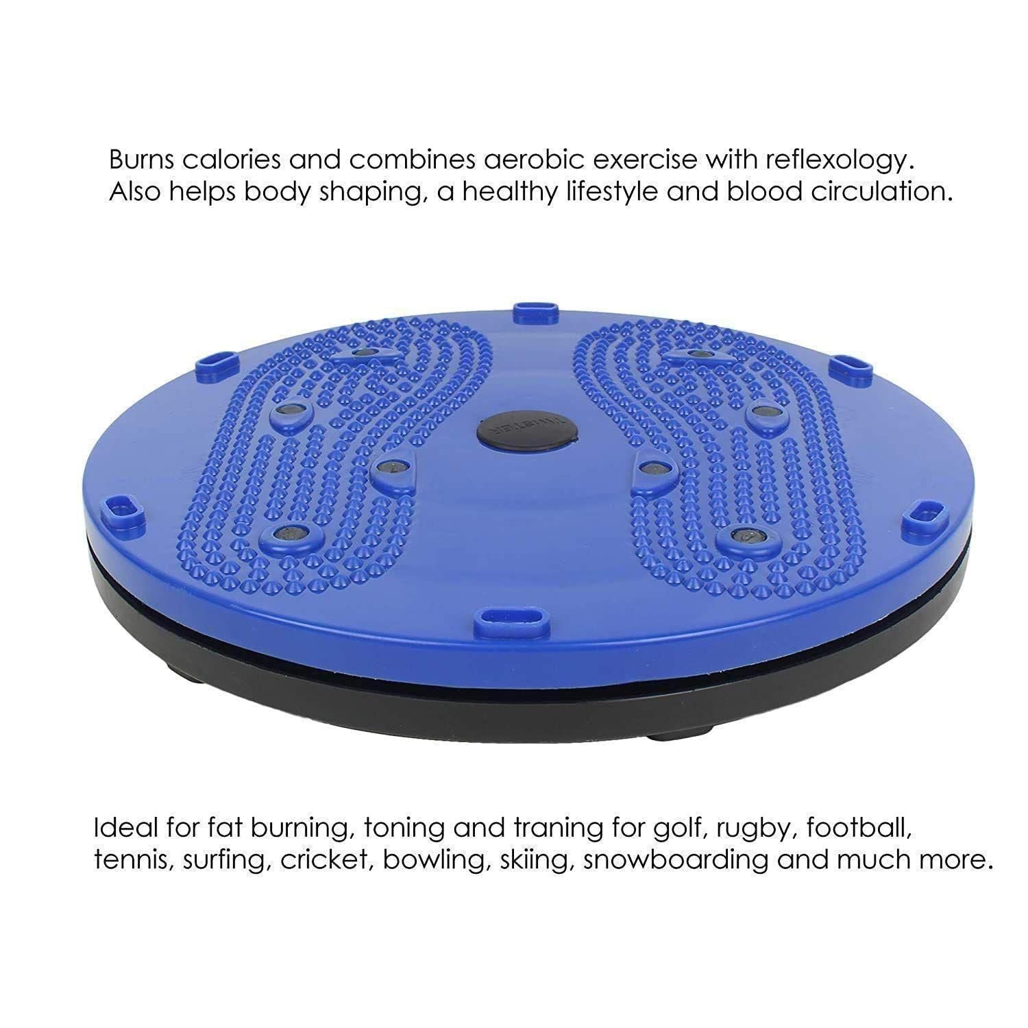 Tummy Twister Abdominal ABS Exerciser | Magnetic Rotating Waist Twister for Home Workout &amp; Weight Loss - bazaarOwl