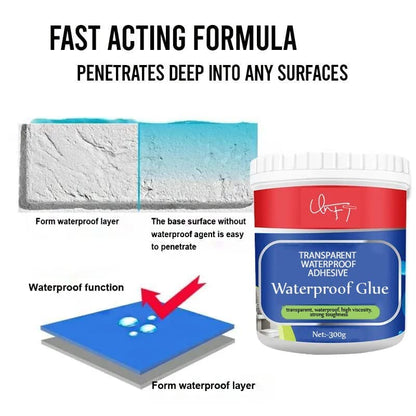 Waterproof Glue with Brush - bazaarOwl